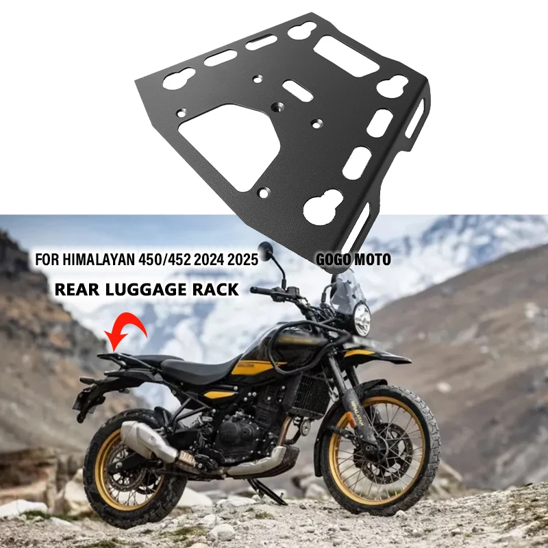 

Для RE Himalayan 450 Himalayan 450 Himalayan 452 H450 H452 2024 2025 Задняя стойка для мотоцикла Верхняя стойка для коробки Кронштейн с высокой нагрузкой