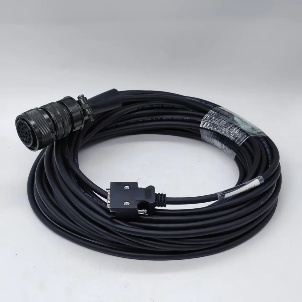 

Delta A2 Servo Motor Encoder Cable ASD-A2EN1003 ASD-A2EN1005 1010 1015 with Straight Connector