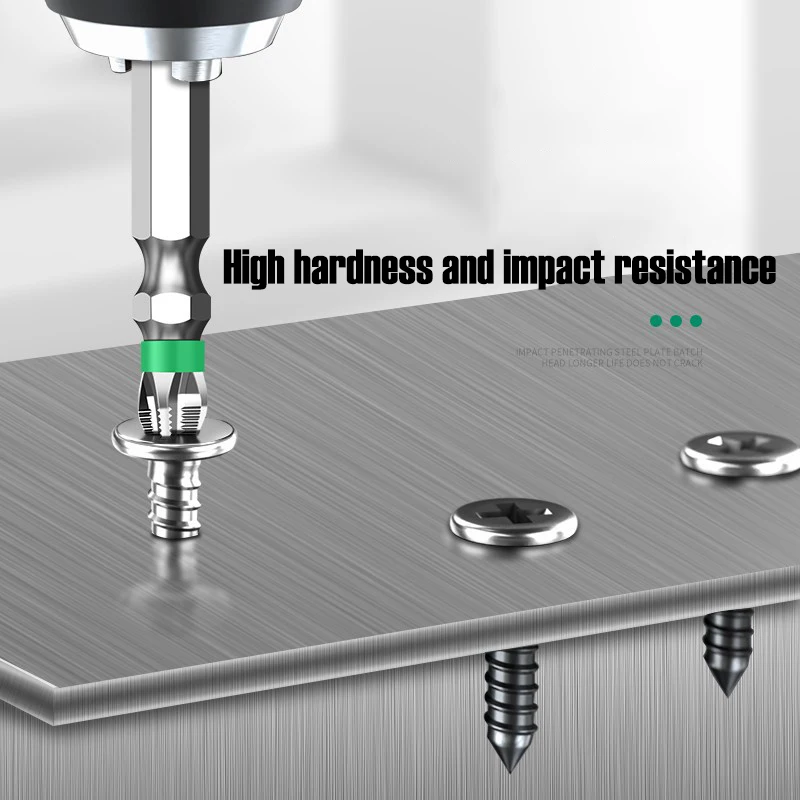 1/2pcs S2 Alloy Steel Double End Anti Slip Screwdriver Bit Magnetic Phillips Impact Drill Bit Hex Rod for Power Tool Accessories