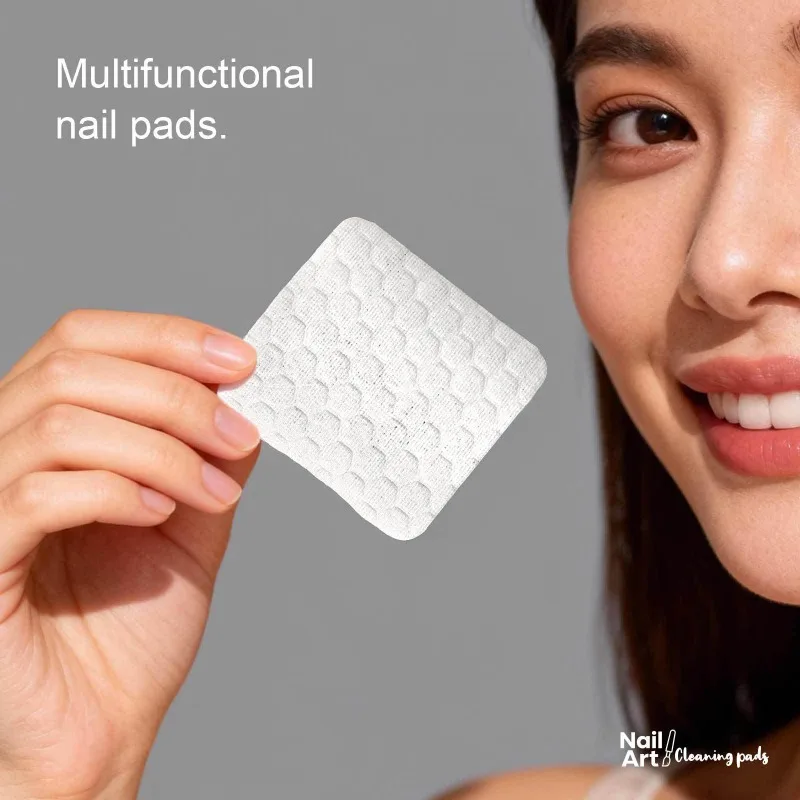 200/400/500 pçs almofadas de algodão de unhas sem fiapos gel limpo removedor de esmalte almofadas de manicure toalhetes sem fiapos mais limpos ferramentas de limpeza de unhas
