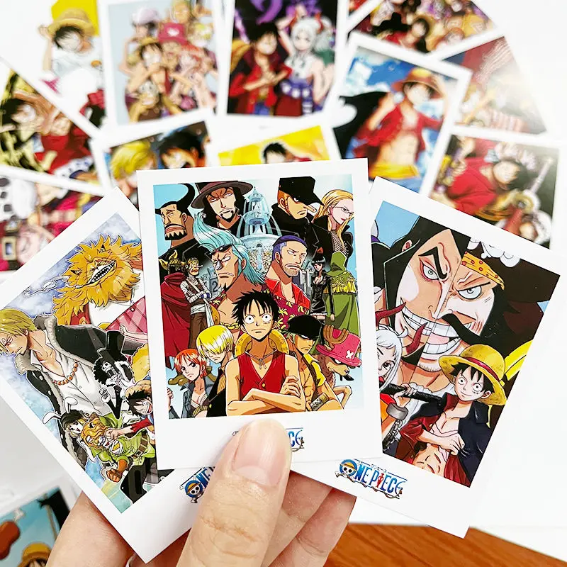 

One Piece exquisite LOMO card Luffy Zoro Nami Anime 40 characters' message cards Greeting cards Postcard collection bookmarks