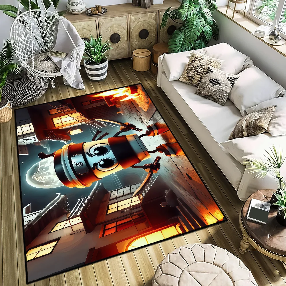 Italian Brainrot Cappuccino a-Assassino Home Bedside Rug Kitchen Floor Mat Hallway Balcony Carpet Entrance Doormat hogar Decor