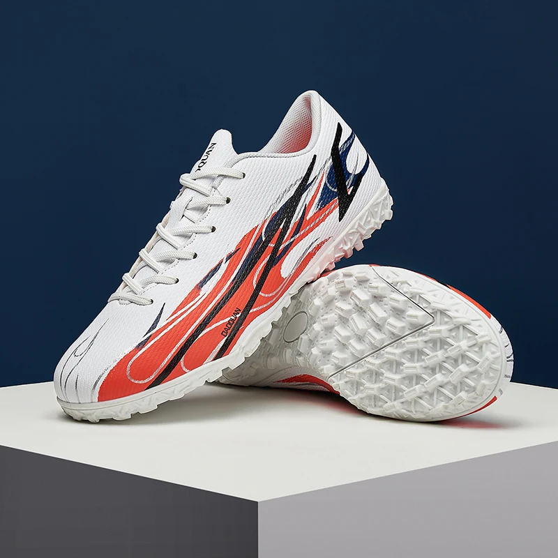 أحذية كرة القدم المهنية الرجال في الهواء الطلق عالية الجودة أحذية كرة القدم الرياضية الأحذية Ag/Fg المسامير الطويلة العشب الاصطناعي التدريب مباراة Spi #3