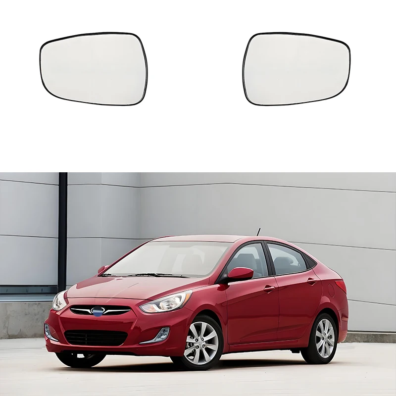 

Applicable to HYUNDAI ACCENT/VERNA/ PONY 2011-2016 / rearview mirror glass/Side door rearview mirror lenses/No heating function