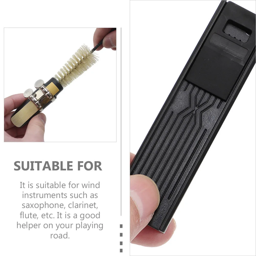 

1Set Saxophone Cleaning Kit Thumb Pad Cork Cream Reed Clip Brush Set Saxophone Accessories Cork Cream Brush Reed Clip