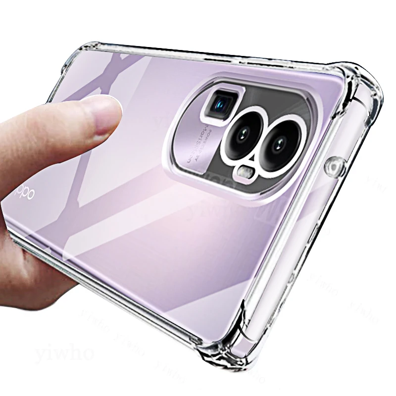 Clear Case for Oppo Reno 10 Pro + 5G Case Reno 10Pro Plus Shockproof Soft Silicone Phone Cover for Oppo A98 A97 A96 A76 A17k