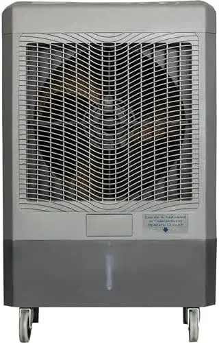 Hessaire 5300 CFM 3-Speed Portable Evaporative Cooler (Swamp Cooler) for 1600 Square Feet