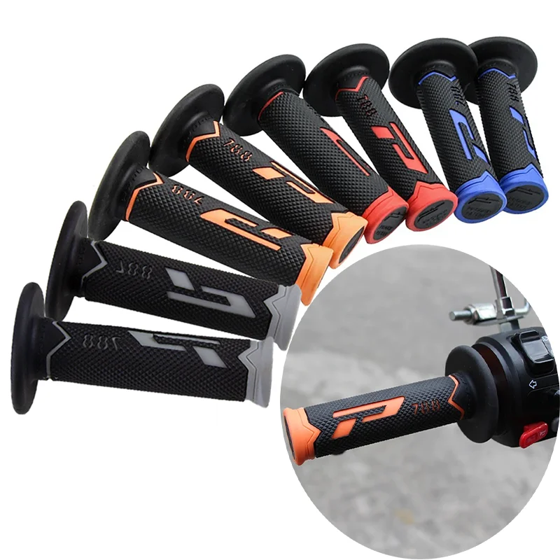 Motorcycle Handles Mashroom Grips Quick Draw Handlebars MX Grip GEL GP Protaper Universal Pitbike Rubber Twist Motocross