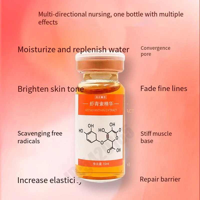 

Peptide Brighten Whitening HydratingTight Lifting Serum Astaxanthin Anti-Aging Wrinkle Essence Oil Control Shrink Pores