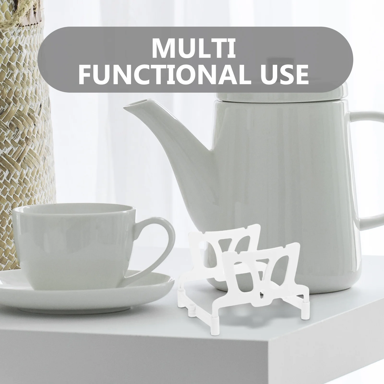 Foldable Coffee Filter Holder Rack with Hanging Ear Design for Drip Paper Storage Stand Cone Filters Travel Organizer Countertop