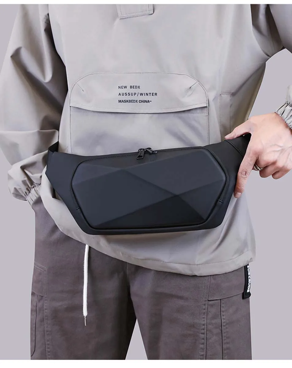 Nowy saszetka biodrowa hurtowy torba sportowa na zewnątrz telefon komórkowy Unisex saszetka biodrowa nylonowa wodoodporna torba Crossbody casualowa torba noszona na klatce piersiowej