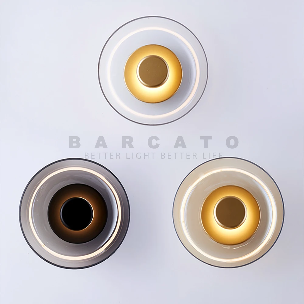 

Дизайнерские светодиодные стеклянные настенные бра для спален, гостиной, столовой, светильники, прикроватный магазин, проход в отеле, украшения для дома, блеск