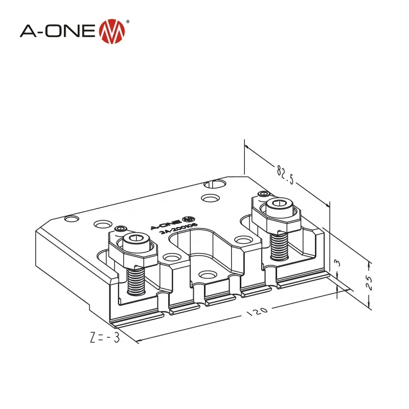 A-ONE Clamp high quality bench vise for Wire cut edm clamping 3A-200106