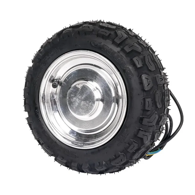 High Torque 100n.m 10Inch 48V 500W Low Speed 220rpm Electric Brushless Wheel Hub Motor For Hand Carts