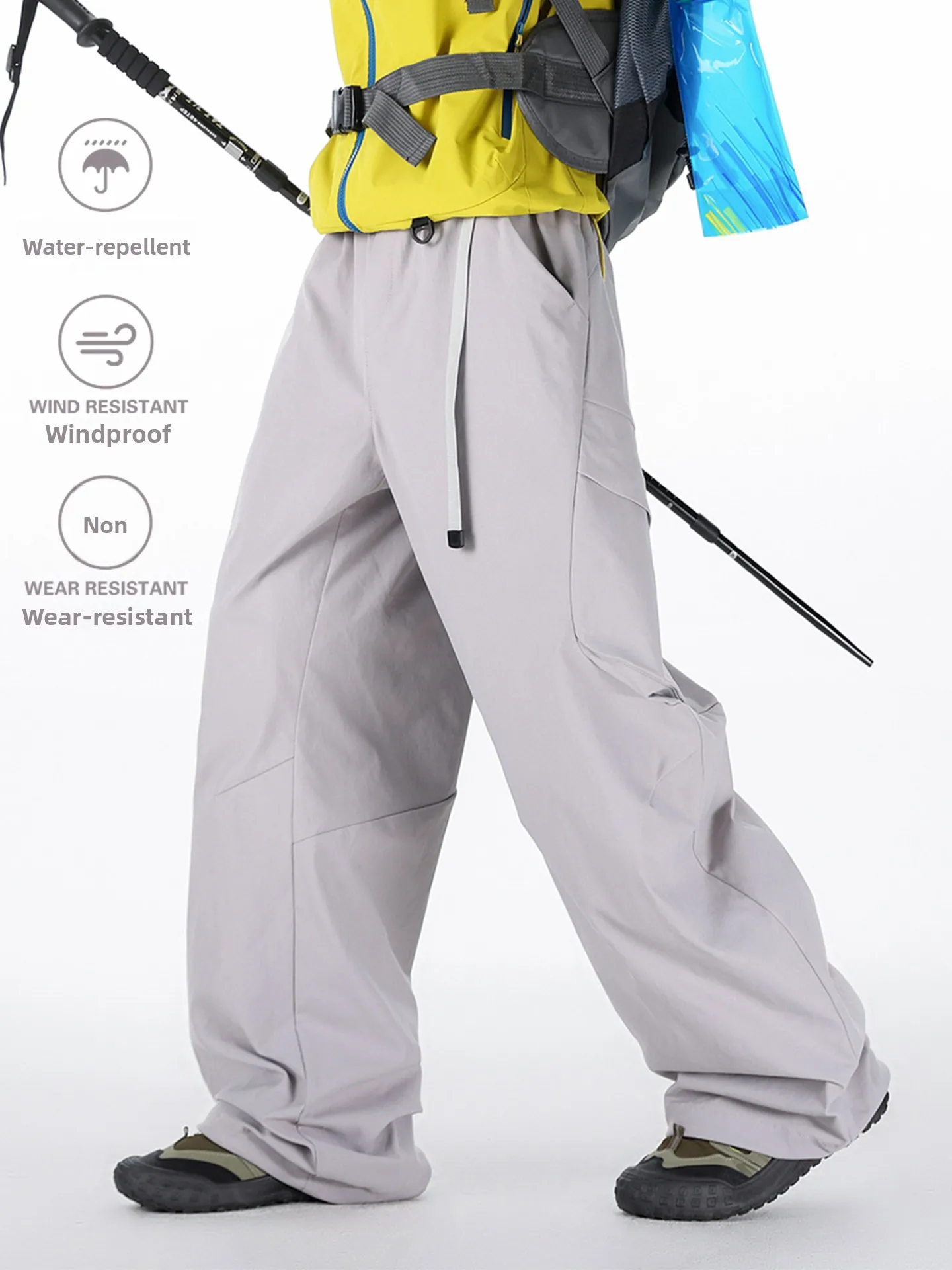 Loose Straight Leg Outdoor Work Pants Unisex Camping Hiking Fashion Brand Mountain Series Casual Trousers for Youth