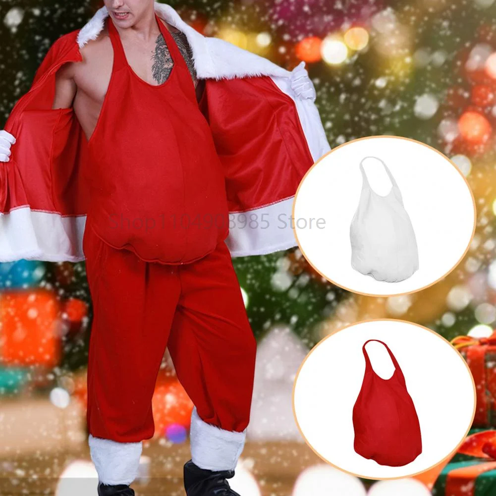 Weihnachten Santa Claus Cosplay Gefälschte Bauch Falsche Schwangerschaft Bauch Cosplay Film Requisiten Weihnachten Santa Claus Cosplay Gefälschte Bauch Weste