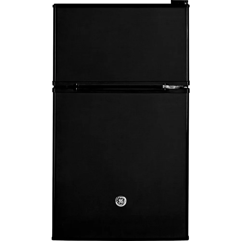 

Mini Fridge With Freezer 3.1 Cubic Ft. Double-Door Design With Glass Shelves, Crisper Drawer & Spacious Freezer