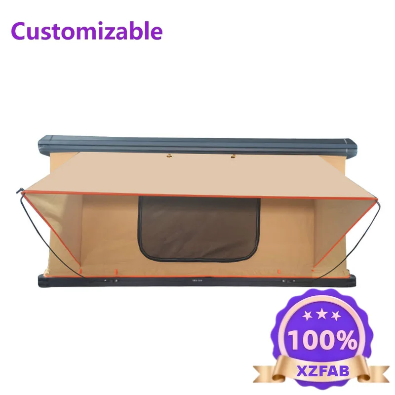 Factory Direct 2026 Factory Hard Shell Rooftop Tent Aluminium Camping Triangle Tent 1-3 Person Roof Top Tent for Car