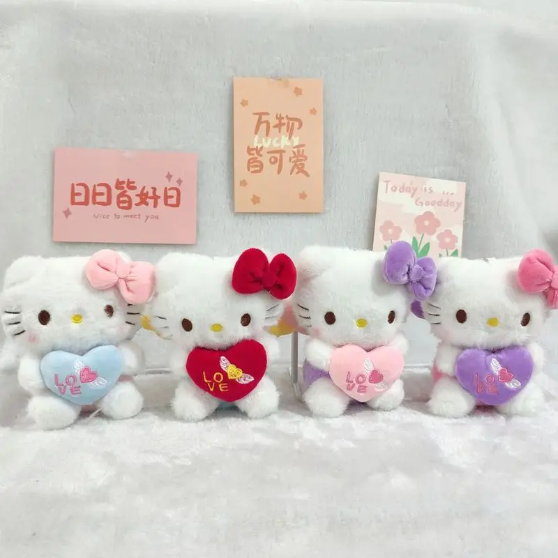 

аниме Hello Kitty Плюшевая кукла Брелок девушка Сумка-подвеска украшение полипропиленовая хлопковая начинка Периферийные игрушки Аксессуары Праздничные подарки