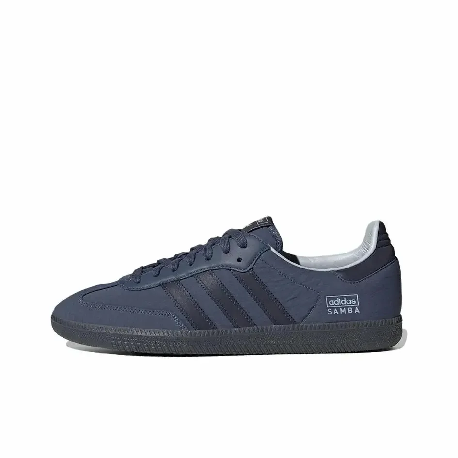 

Adidas Originals SAMBA OG Comfortable Anti-slip Wear-resistant Low-top Board Shoes For Men And Women The Same Navy Blue IG6169