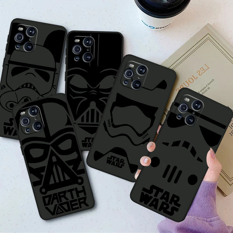 S-tar W-ars Samurai For OPPO Find X6 X5 X3 X2 F21S F21 Pro Lite Neo Black Silicone Fundas Soft Phone Case