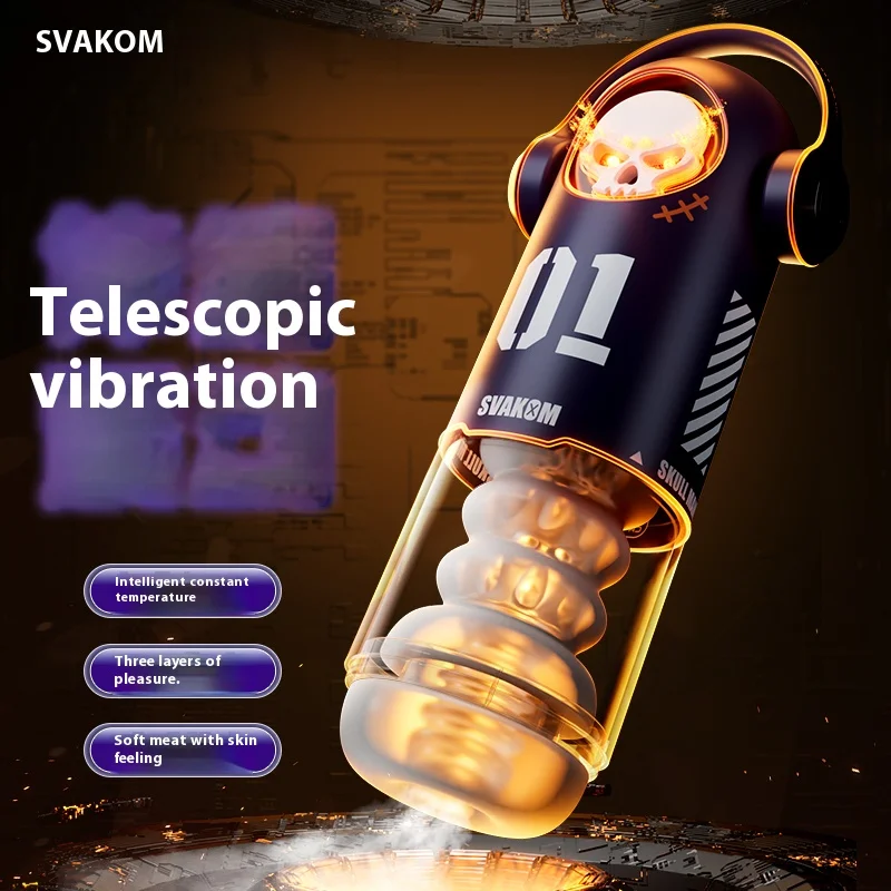 Automatic Telescopic Masturbator Powerful Thrusting High Speed Male Masturbation Cup Machine Sex Toy for Men Airplane Cup