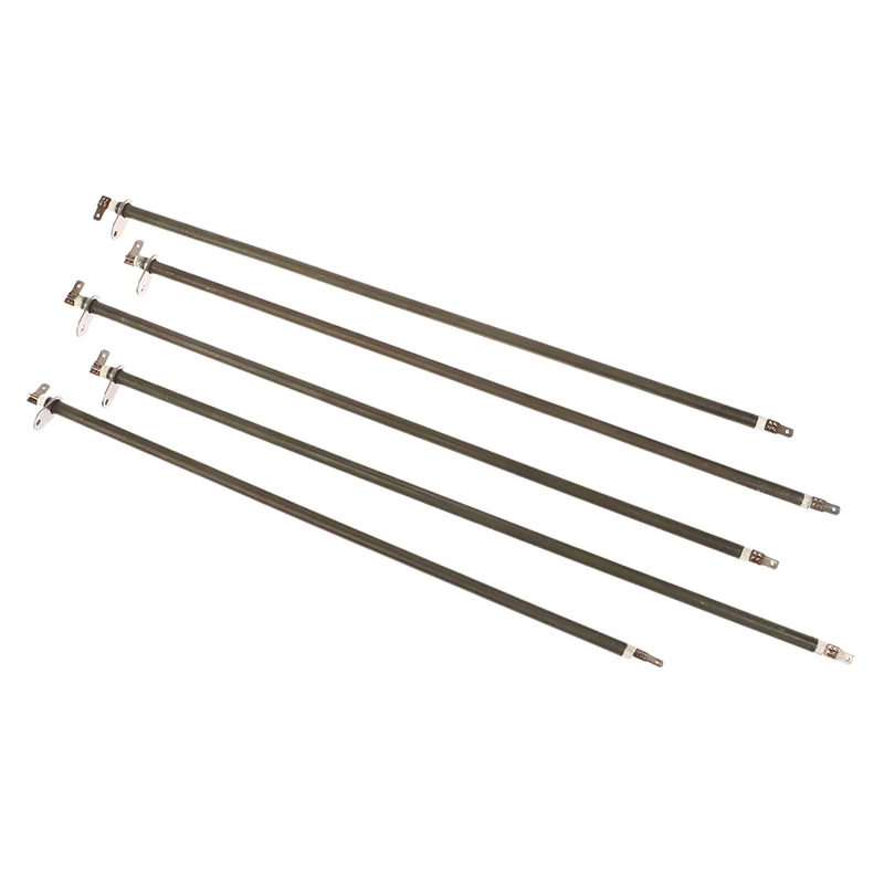 Práctico 110V/120V 300W-400W horno eléctrico de acero inoxidable elemento calefactor tubo calefactor piezas de repuesto de reparación 280MM-408MM