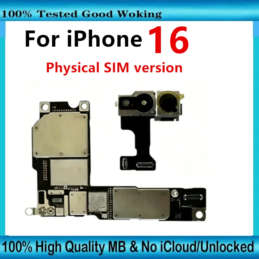 iPhone 16用マザーボード Face IDあり/なし CN SIMカード版 128GB