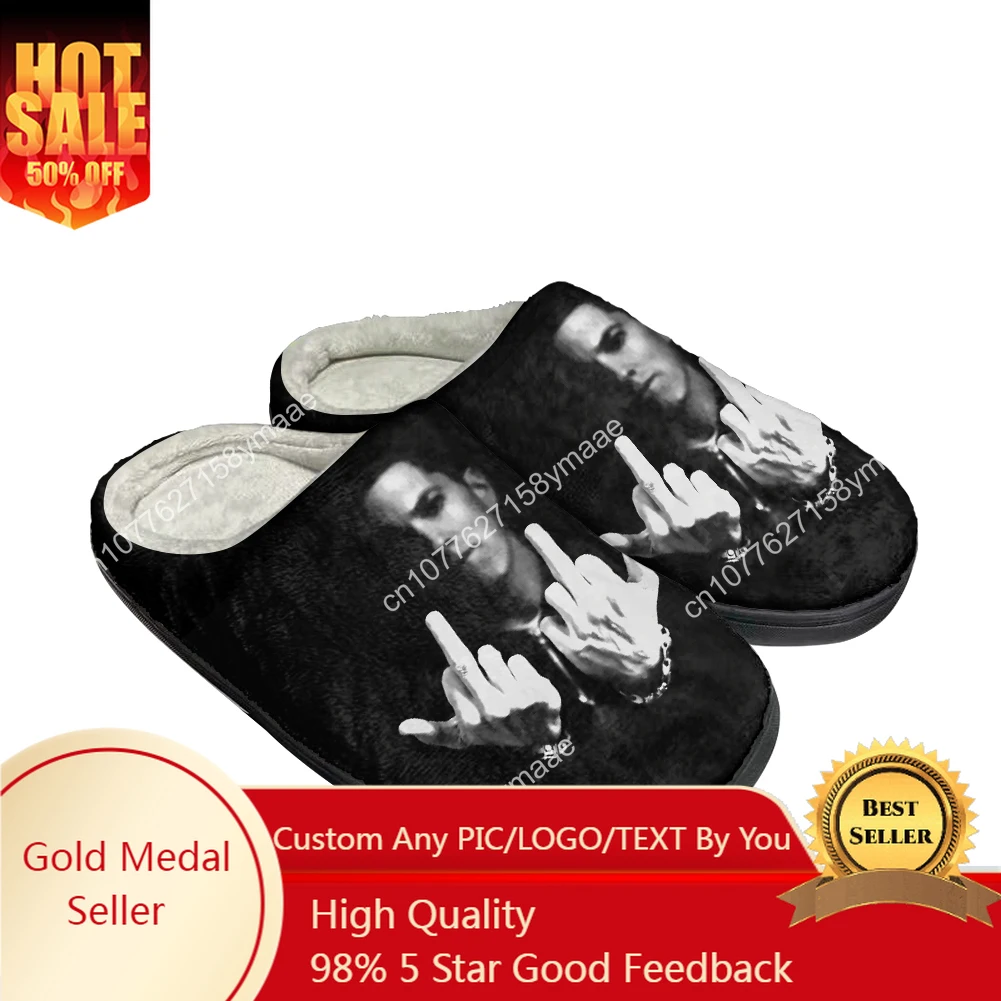 Hot Cool Eminem Fashion Cotton Custom Slippers Mens Womens Sandals Plush Casual Keep Warm Shoes Thermal Comfortable Slipper