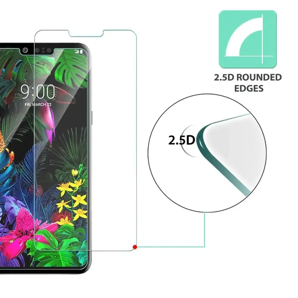 

1-2pcs 2.5D Screen Protector For LG G8S G7 G8 Thinq Scratch Proof Tempered Glass LG V30 V40 V50 V60 ThinQ W41 Protective Film