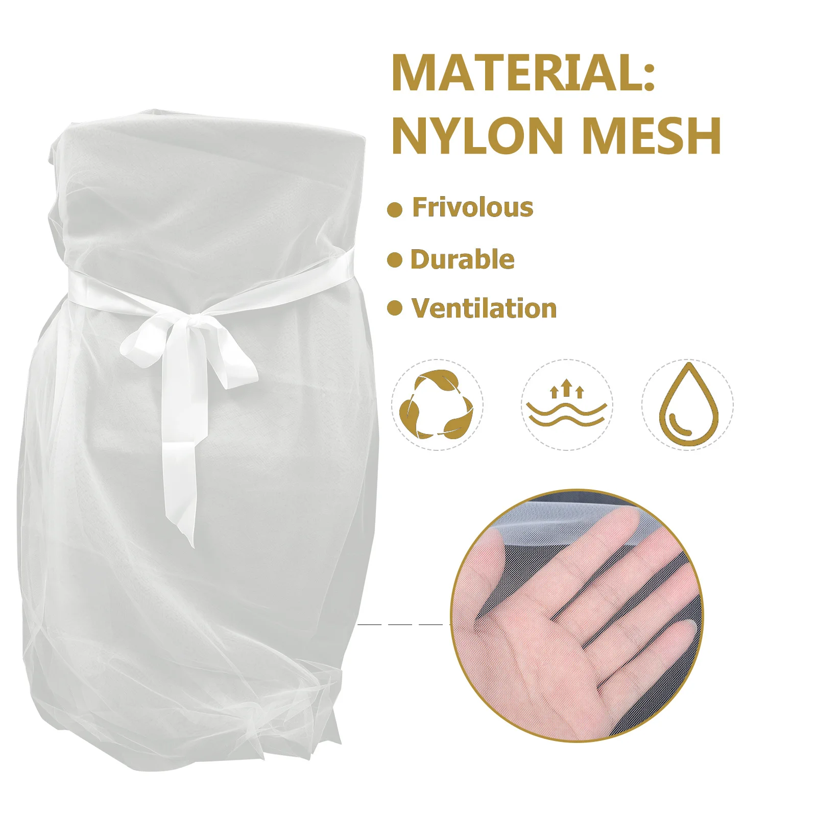 2 قطعة غطاء تنورة كرسي أنيق ناعم من النايلون تول ربطة القوس فيونكة تصميم لحفلات الزفاف وحفلات العشاء وديكور الحدث الخاص