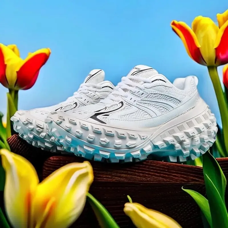 

2025 dad shoes and street style unisex couple sneakers with breathable, non slip, casual and versatile sports trend shoes