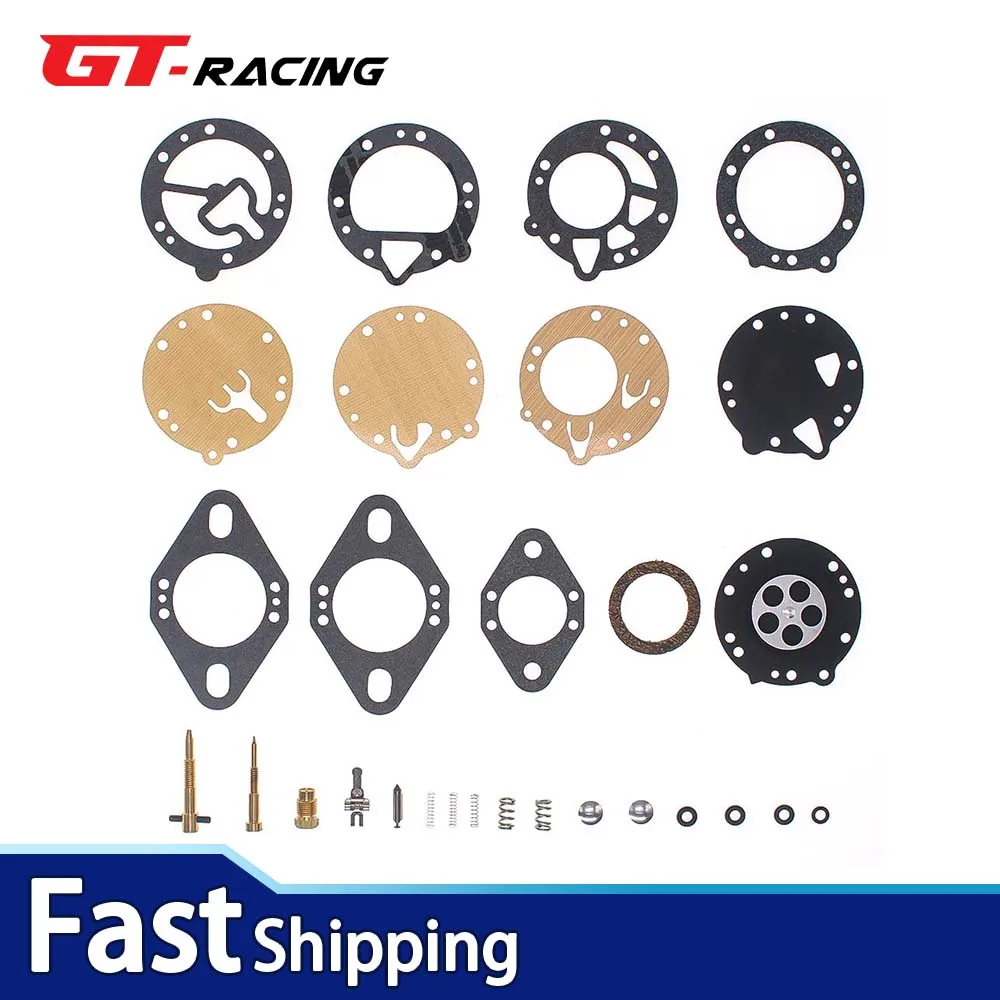 

For Tillotson HR Series Carburetor Repair Kit Carb Rebuild Set Diaphragm Gaskets Needle Seat Snowmobile Parts