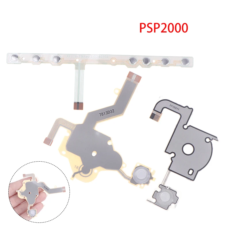 New 1/3PCS For PSP 2000 Left Right Buttons Function Start Home Volume PCB Keypad L R Flex Cable Repair Parts Replacement
