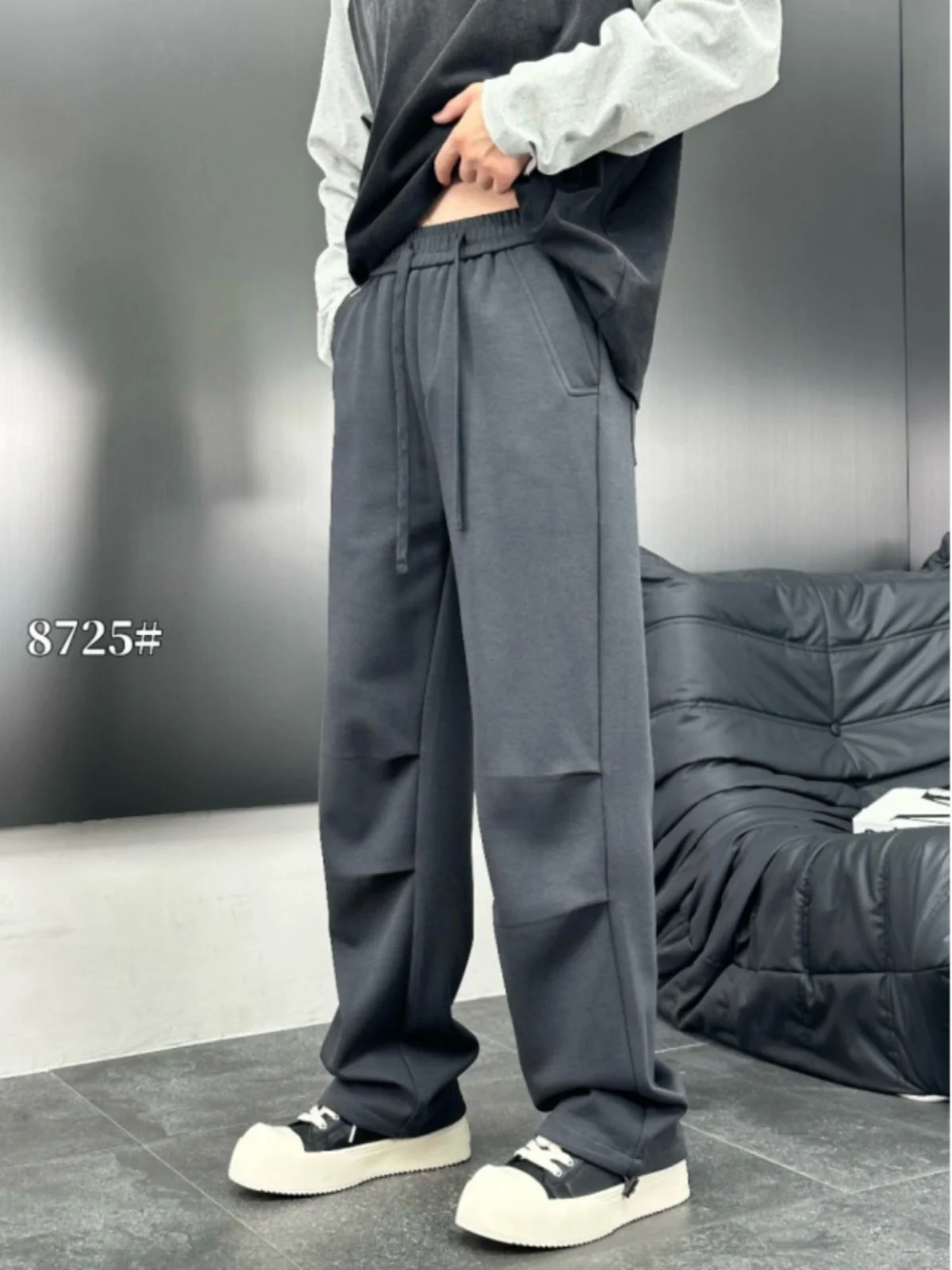 

Мужские повседневные брюки Deep Grey в американском стиле, осенне-зимние, утепленные, прямого кроя, Cleanfit, премиум-класса