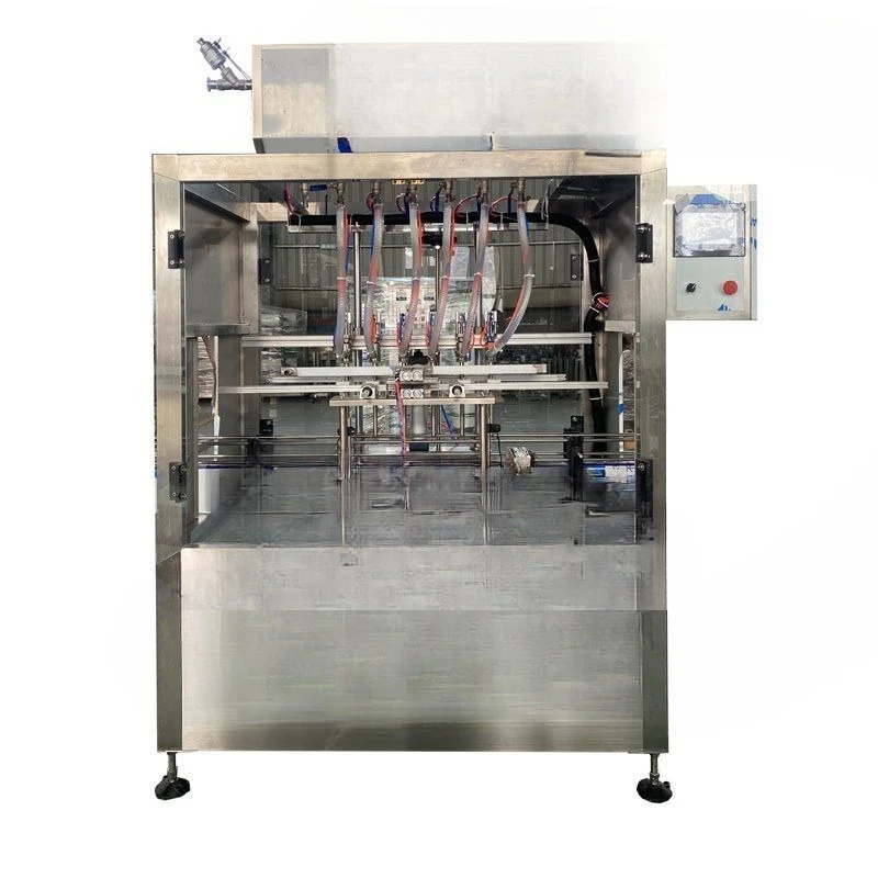 Automatic Baijiu filling production line Baijiu filling edible oil quantitative canning machine