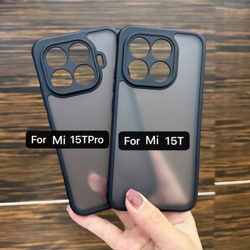 حافظة لهاتف Xiaomi 17 Pro Max 15T Pro غطاء خلفي صلب شفاف غير لامع لهاتف Mi 15 T 5G غطاء حماية أكريليك ممتص للصدمات #1