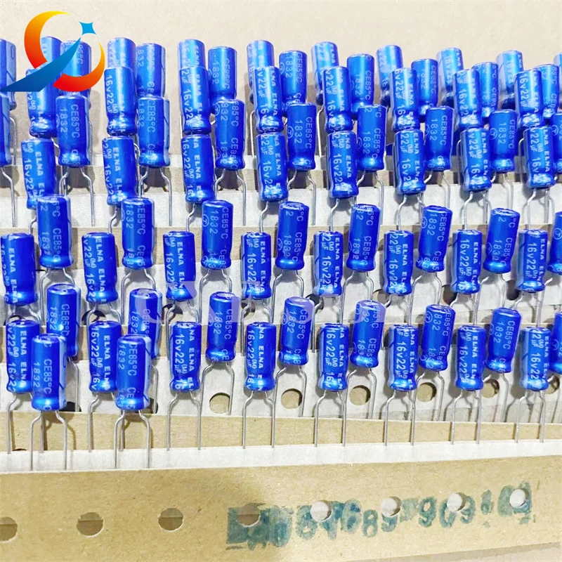 50PCS RE3 16V22UF Volume 5X11MM ELNA Audio Electrolytic Capacitors 22UF 16V NEW