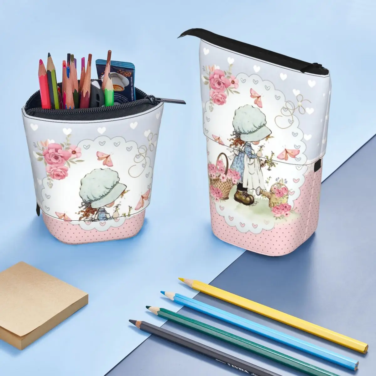 مخصص الكورية رائعتين S-Sarahs K-Kays مقلمة للبنين بنات الكرتون فتاة كبيرة تخزين صندوق القلم حقيبة اللوازم المدرسية