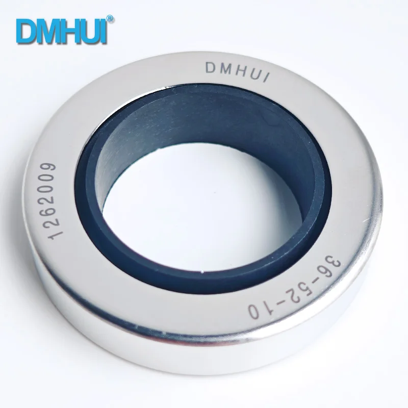 DMHUI Rotary Screw Air Compressor Oil Seal 36-52-10 B2PT Type Double Lip Stainless Steel PTFE Low Friction Shaft Seal 36x52x10mm