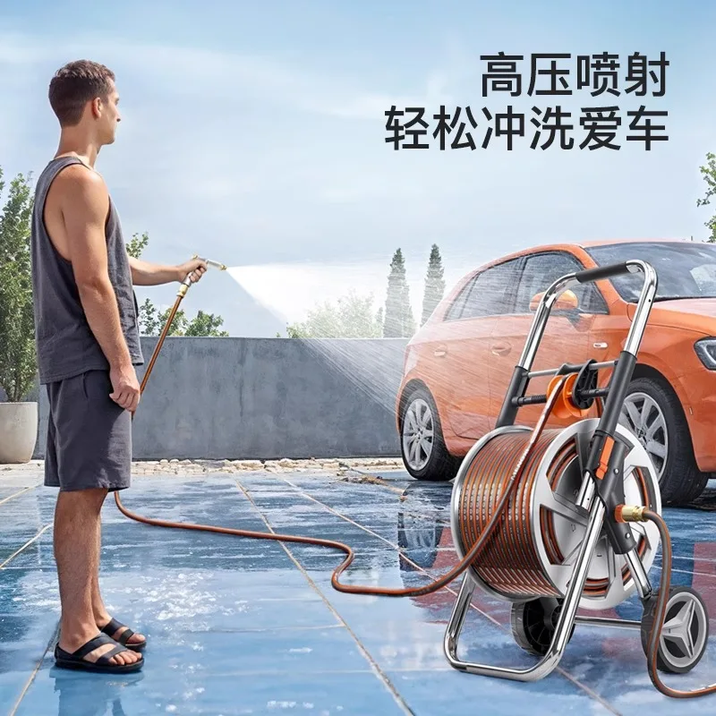 Metal collection, storage rack, high pressure water gun, car wash, household rinsing, flower watering artifact, nozzle, water pi