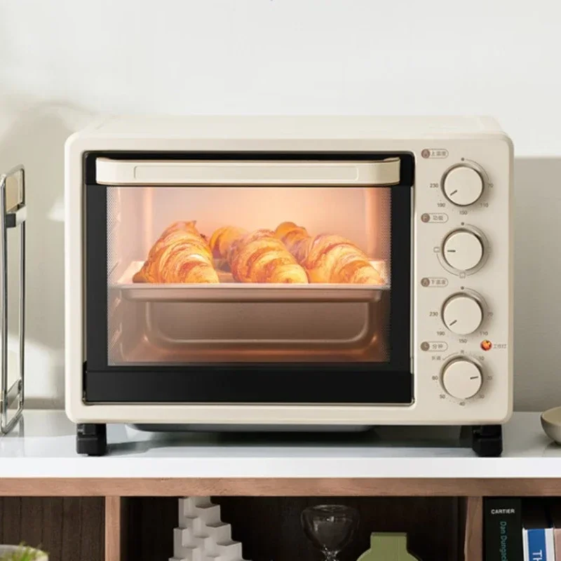 Household multi-functional electric oven, independent temperature control up and down baking