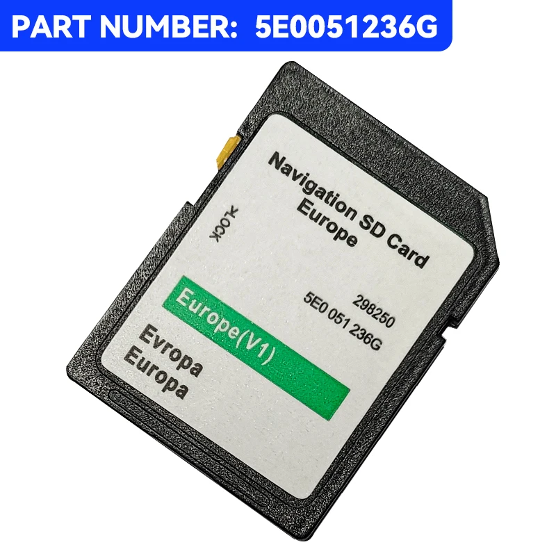 لبطاقة سكودا SD GEN1 MIB1 GPS Octavia Amundsen SD Card Sat Nav Maps (2020/2021 خرائط المملكة المتحدة وأوروبا الجديدة) #4