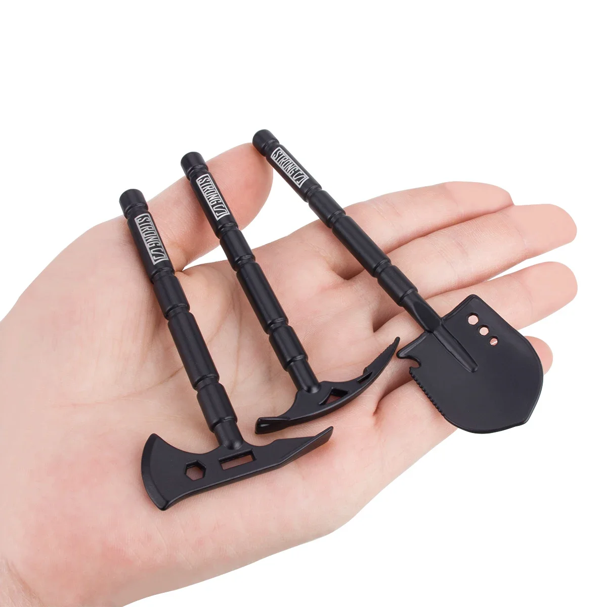 1/10 Scale Metal Shovel Pickaxe Axe for RC Crawler Car Axial SCX10 D90 Traxxas TRX4 Rgt Yikong Redcat Decorative Parts - view 3