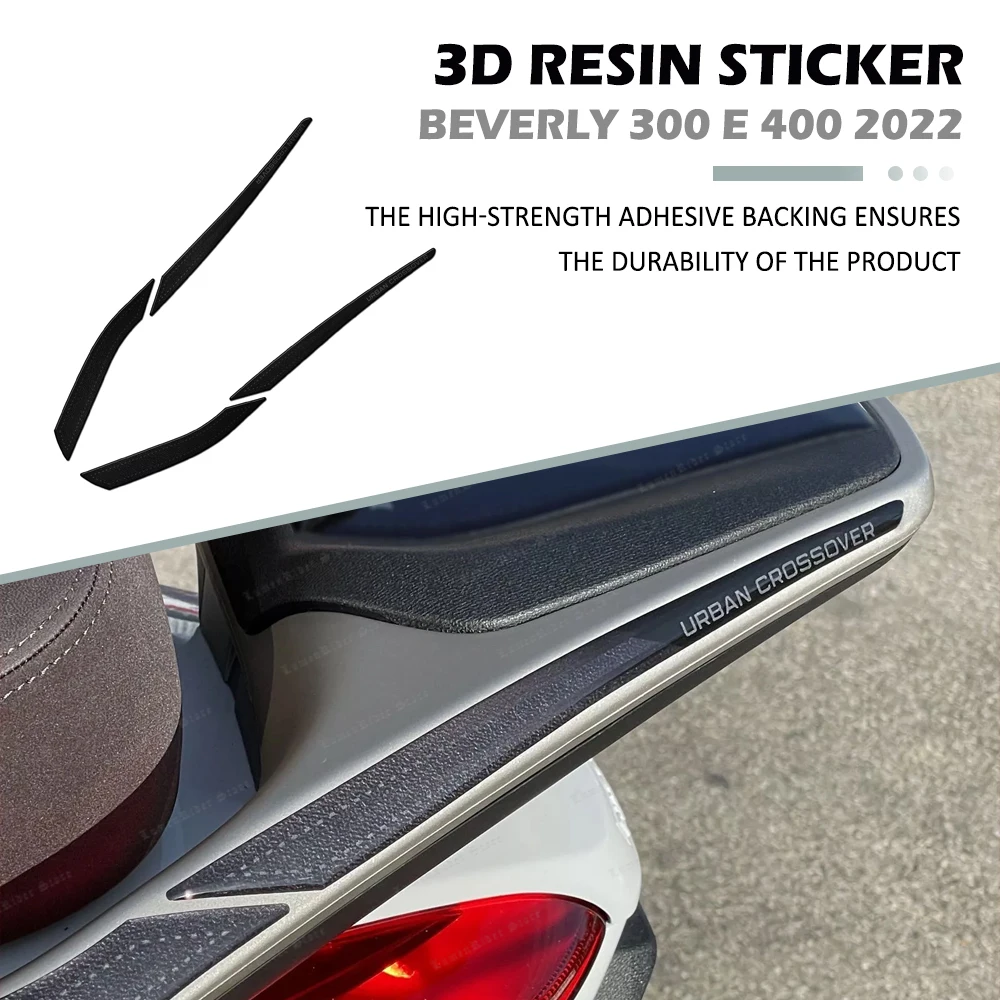 For Beverly 300 and 400 2022 Motorcycl handle protection 3D Epoxy Resin Sticker Waterproof Anti-scratch Protection Decal