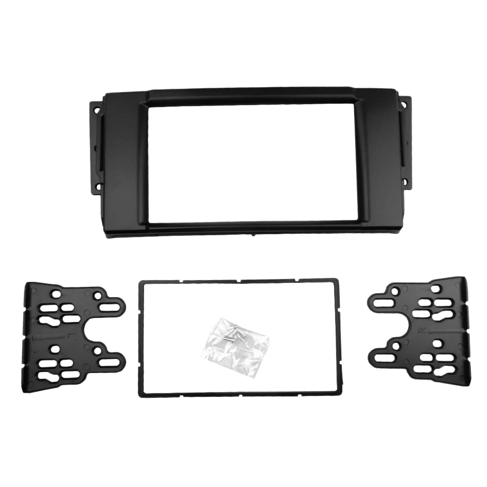 Radio Trim Kit for LAND ROVER Discovery 2007-2011 Range Rover 2005-2009 2 Din DVD Stereo Panel Frame Facia