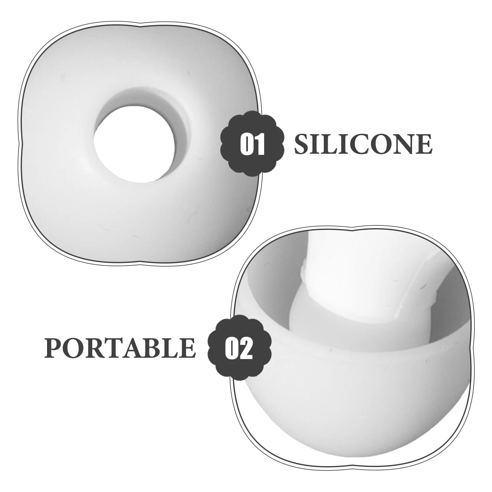 

1Set Silicone Earplugs for Swimming Diving Sports Bath Shower Noise Reduction Portable Reusable Adult Ear Protection