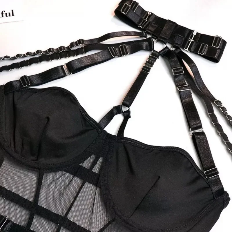 Toucheart сексуальное женское белье женское сексуальное женское белье сбор коррекции фигуры сексуальный комбинезон на бретельках сплошной цвет комбинезон с лямкой на бретельках комплект