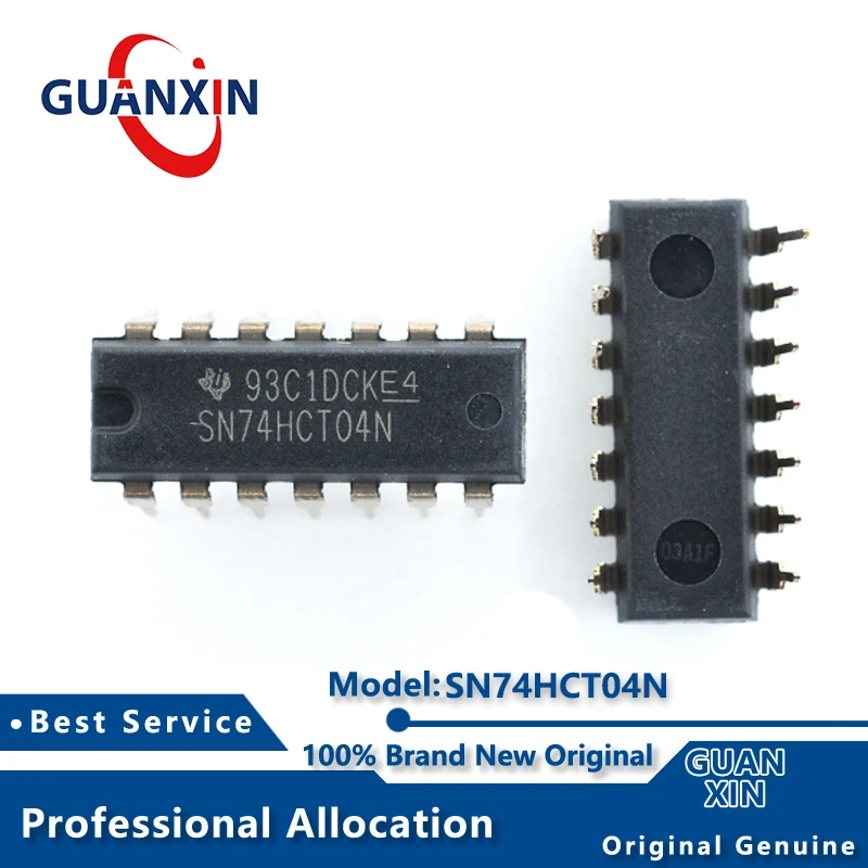 

100% New Electronic Marking SN74HCT04N DIP-14 SN74HCT04