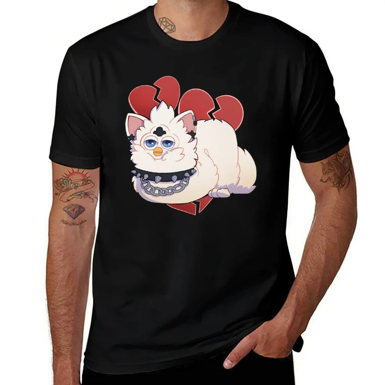 

Clown Furby long furby T-Shirt man t shirt cotton t shirt men 100% cotton luxury brand T-Shirt